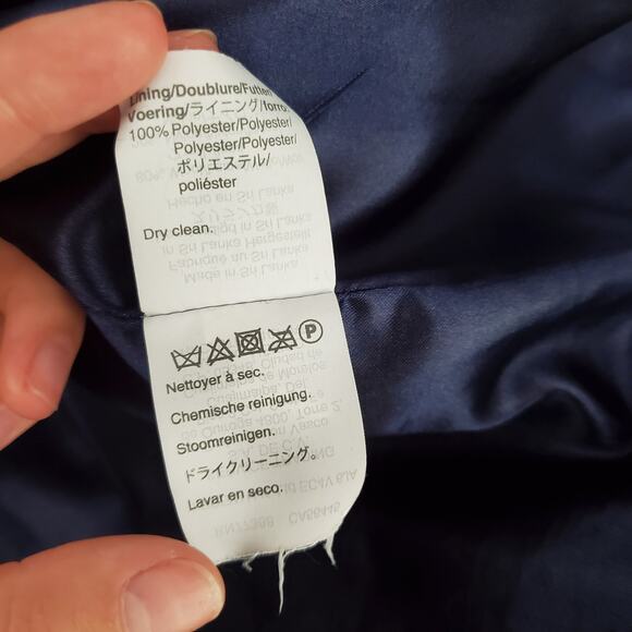 J. Crew Cocoon Coat in Italian Stadium Cloth Wool Blend Black J5536 Size US 8 - Picture 8 of 9